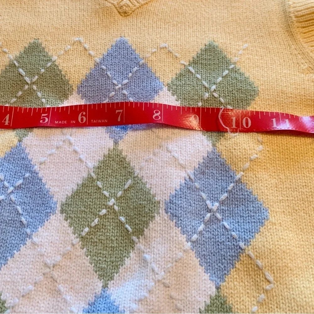 Vintage Gymboree TWO PIECE SET boy’s V-Neck Argyle Sweater Vest